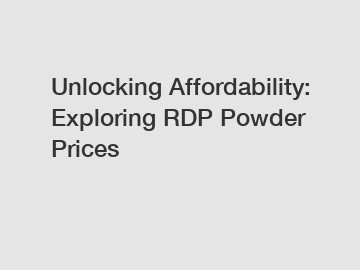 Unlocking Affordability: Exploring RDP Powder Prices