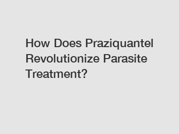 How Does Praziquantel Revolutionize Parasite Treatment?