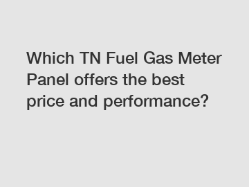 Which TN Fuel Gas Meter Panel offers the best price and performance?